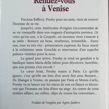 Rendez-vous à Venise - Elizabeth Adler - Livre