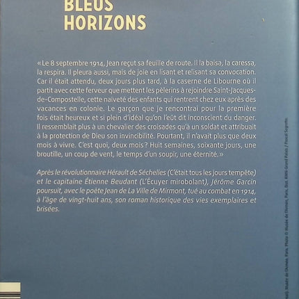 Bleus Horizons - Jérôme Garcin - Roman contemporain et récit humain - livre