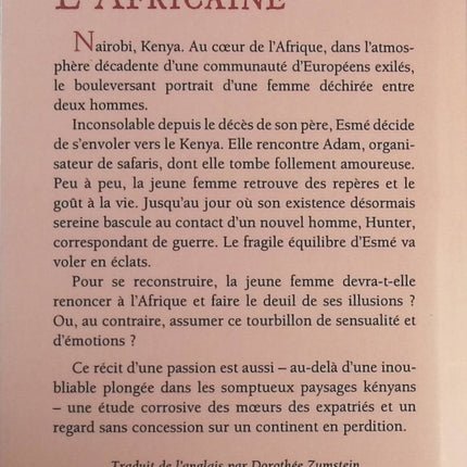 L'Africaine - Francesca Marciano - Livre