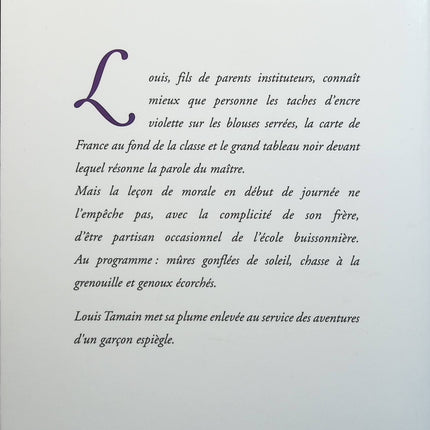 L'Encre Violette - Louis Tamain - livre