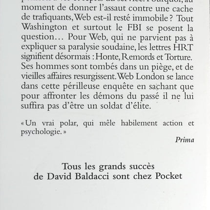 Un homme sous influence - David Baldacci - livre