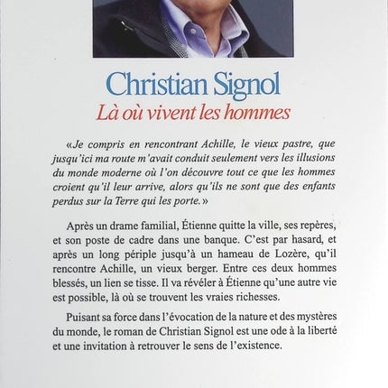 Là où vivent les hommes - Christian Signol - livre