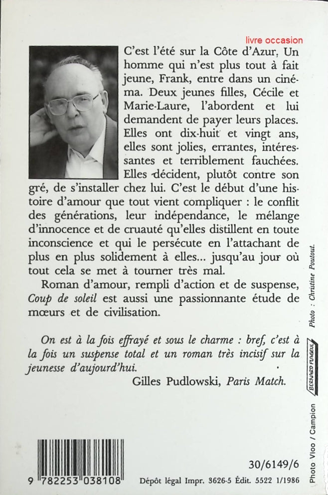 Coup de soleil - Jean Hougron - livre