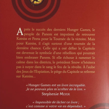 Hunger Games, Tome 2 : L’Embrasement – Suzanne Collins – Roman dystopique et aventure jeunesse d’occasion - livre