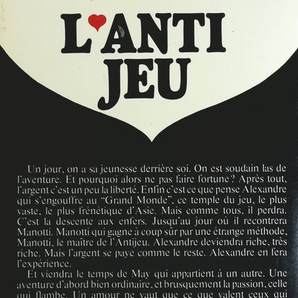 L'anti-jeu - Jean Hougron - livre