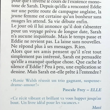 Les jours de ton absence - Rosie Walsh - livre