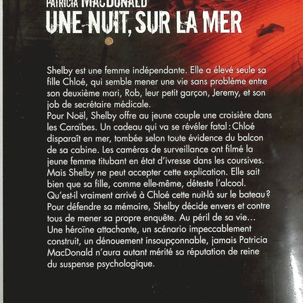 Une nuit, sur la mer - Patricia Mac Donald - livre