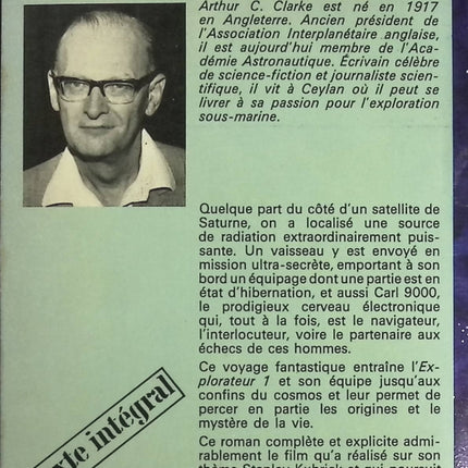 2001 l'odyssée de l'espace - Arthur C. CLARKE - livre