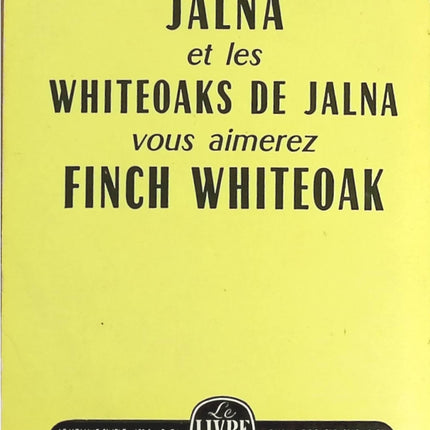 Mazo de la roche - Finch Whiteoak - livre