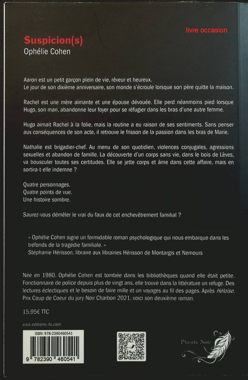 Suspicion(s) - Ophélie Cohen - Livre