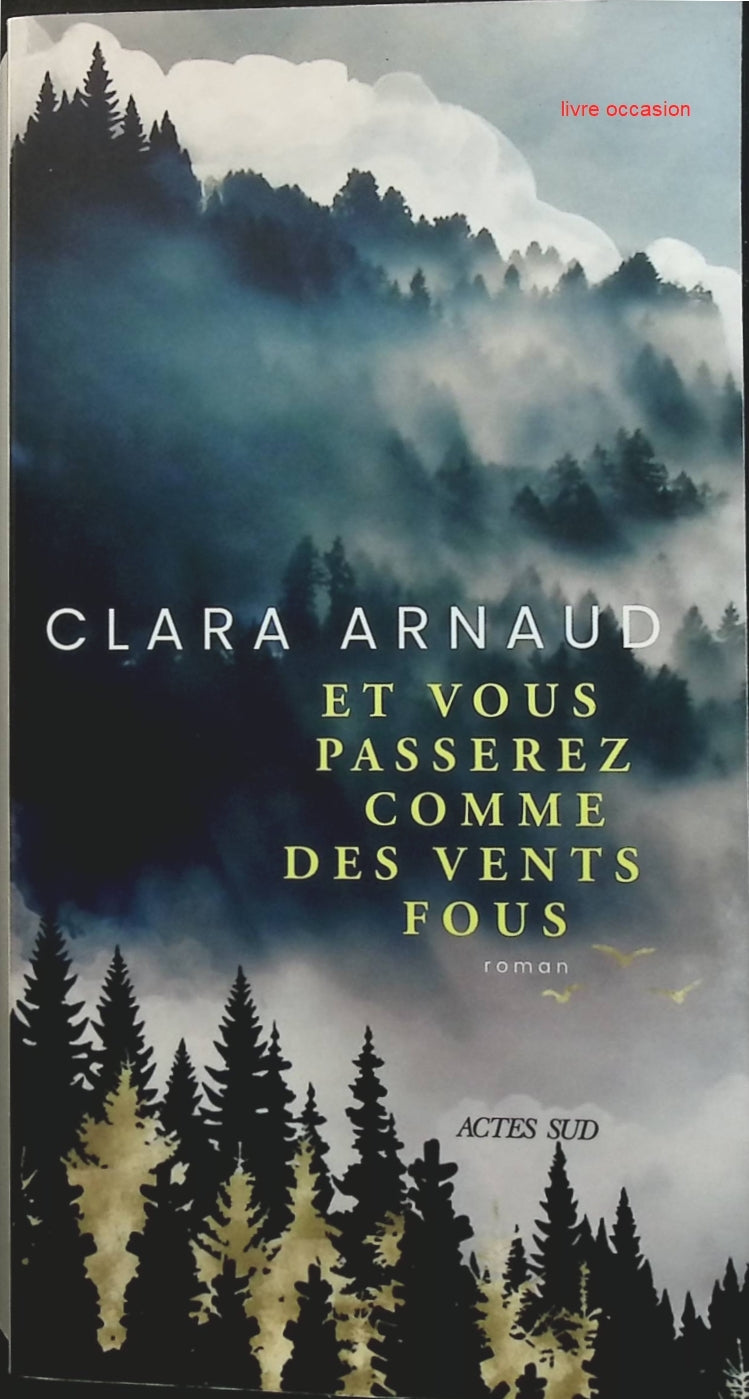 Et vous passerez comme des vents fous - Clara Arnaud - Livre