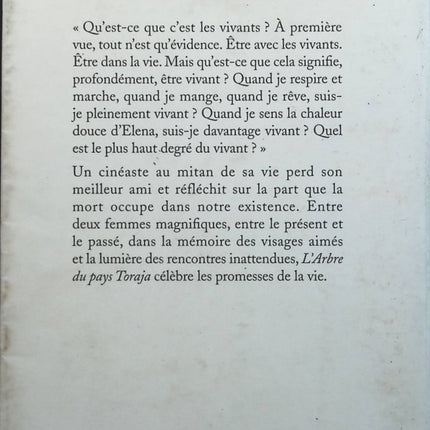L'arbre du pays Toraja - Philippe Claudel - Livre