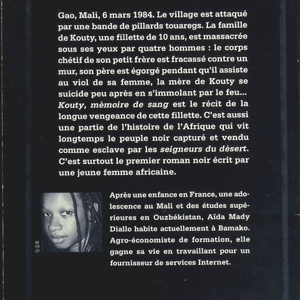 Kouty, mémoire de sang - Aïda Mady Diallo - livre