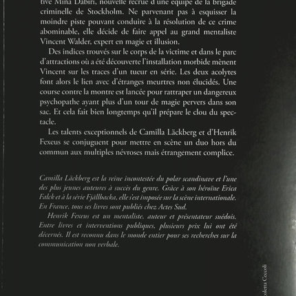 La Boîte à magie - Camilla Läckberg - Livre