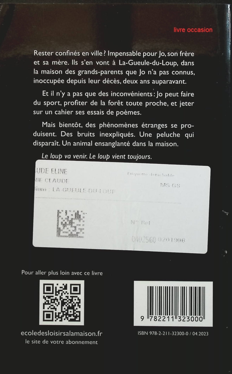 La gueule-du-loup - Éric Pessan - Livre