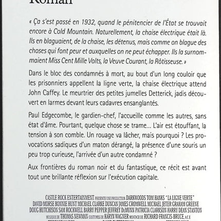 La Ligne Verte - Stephen King - livre