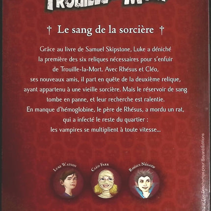 Trouille-La-Mort Tome 2 - Le Sang De La Sorcière - Tommy Donbavand - livre