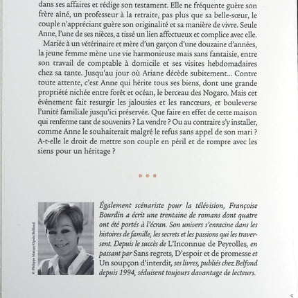 Le testament d'Ariane - Tome 1 - Françoise Bourdin - livre