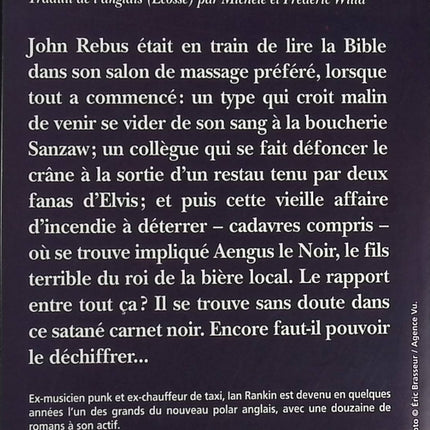 Le carnet noir - Ian Rankin - livre