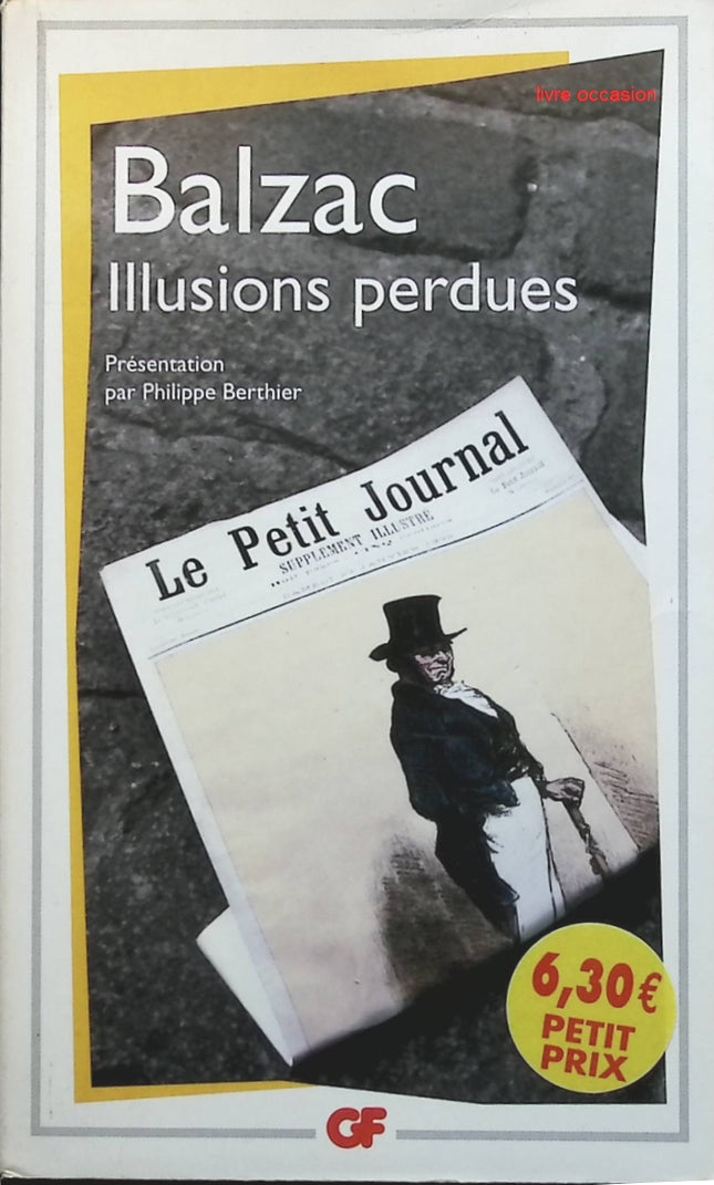Illusions perdues - Honoré de Balzac - livre