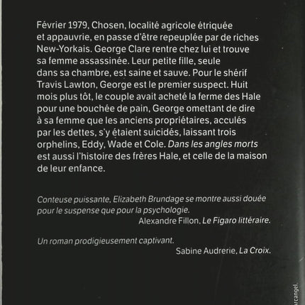 Dans les angles morts - Elizabeth Brundage - Livre