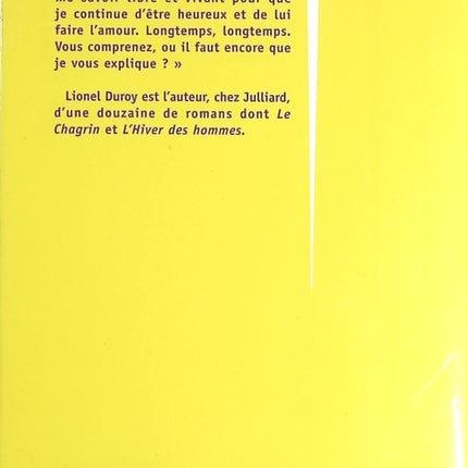 Echapper - Lionel Duroy - livre