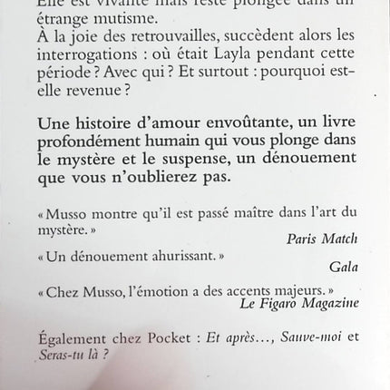 Parce que je t’aime – Guillaume Musso – roman suspense émotion drame familial mystère amour d’occasion - livre