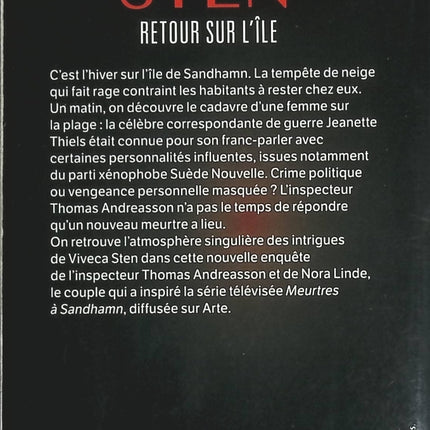 Retour sur l'île - Viveca Sten - livre