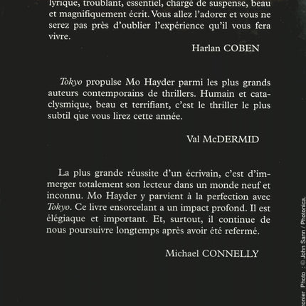 Tokyo - Mo Hayder - livre