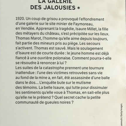 La Galerie des jalousies, Tome 1 - Marie-Bernadette Dupuy - livre