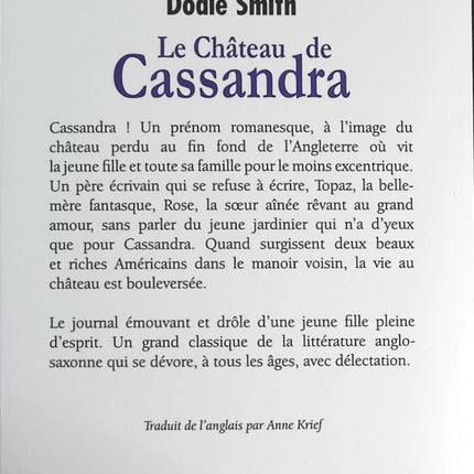 Le Château De Cassandra - Smith Dodie - livre
