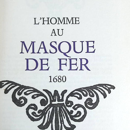 L'homme au masque de fer - Paul Lacroix - livre