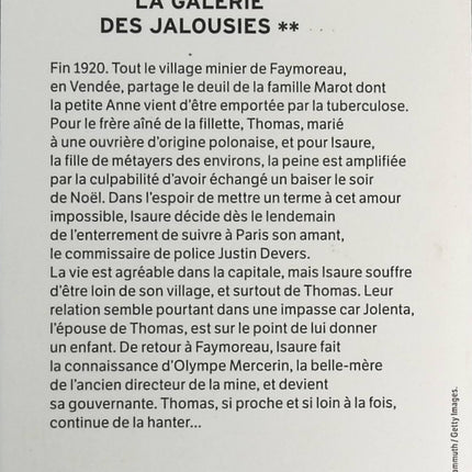 La Galerie des jalousies, Tome 2 - Marie-Bernadette Dupuy - livre