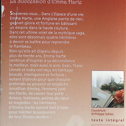 La Succession d'Emma Harte - Barbara Taylor Bradford - livre