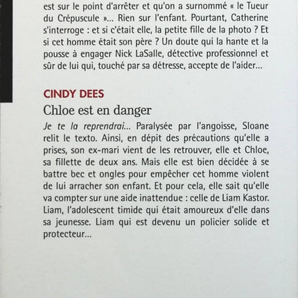 La photo du passé - Chloe est en danger - Amanda Stevens Cindy Dees - livre