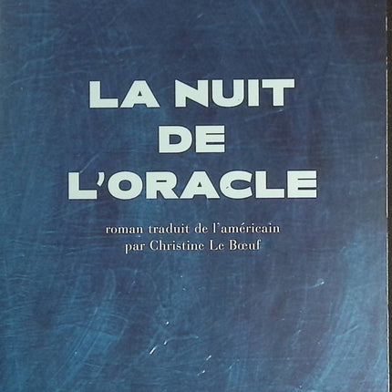 La Nuit de l'oracle - Paul Auster - livre
