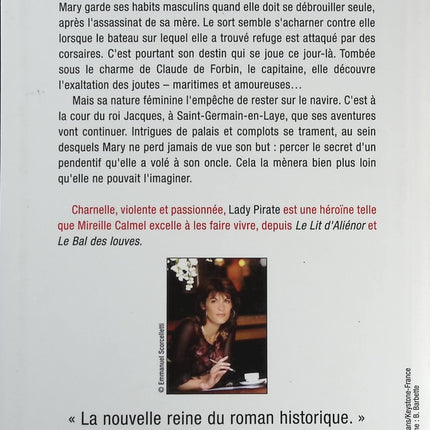 Les valets du roi Lady Pirate tome 1 - Mireille Calmel - livre