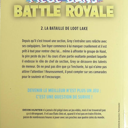 Piégé dans Battle Royale Tome 2 - La bataille de Loot Lake - Devin Hunter - livre