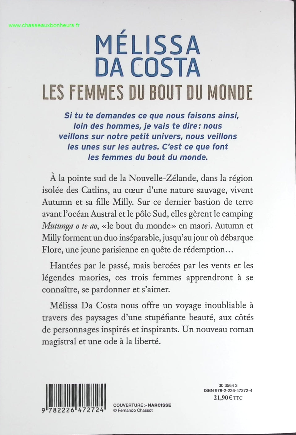 Les Femmes du bout du monde - Mélissa Da Costa - livre