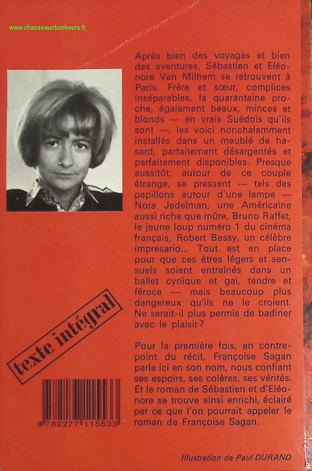 Des bleus à l'âme - Françoise Sagan - livre