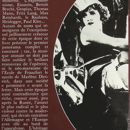 Weimar 1918-1933 - Walter Laqueur - livre