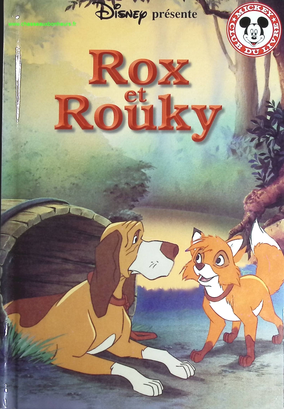 Rox et Rouky - Disney - livre