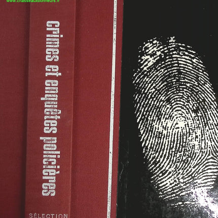Crimes et enquêtes policières – Divers auteurs – recueil polars nouvelles suspense criminel occasion - livre