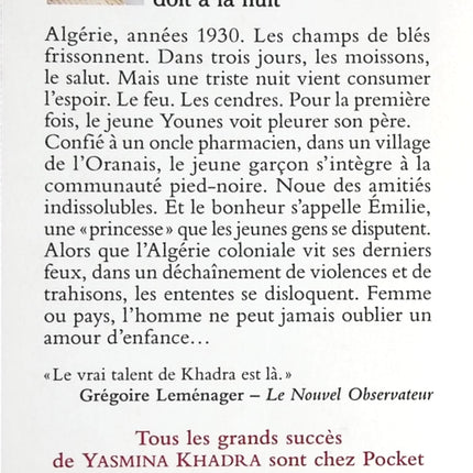 Ce que le jour doit à la nuit - Yasmina Khadra - livre