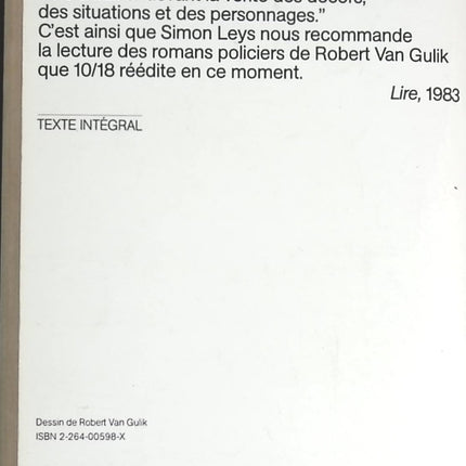 Das Skelett unter einer Glasglocke - Robert Van Gulik - 1998 - Buch