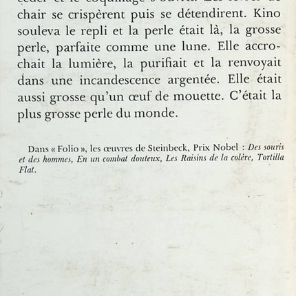 Die Perle - Steinbeck - Buch