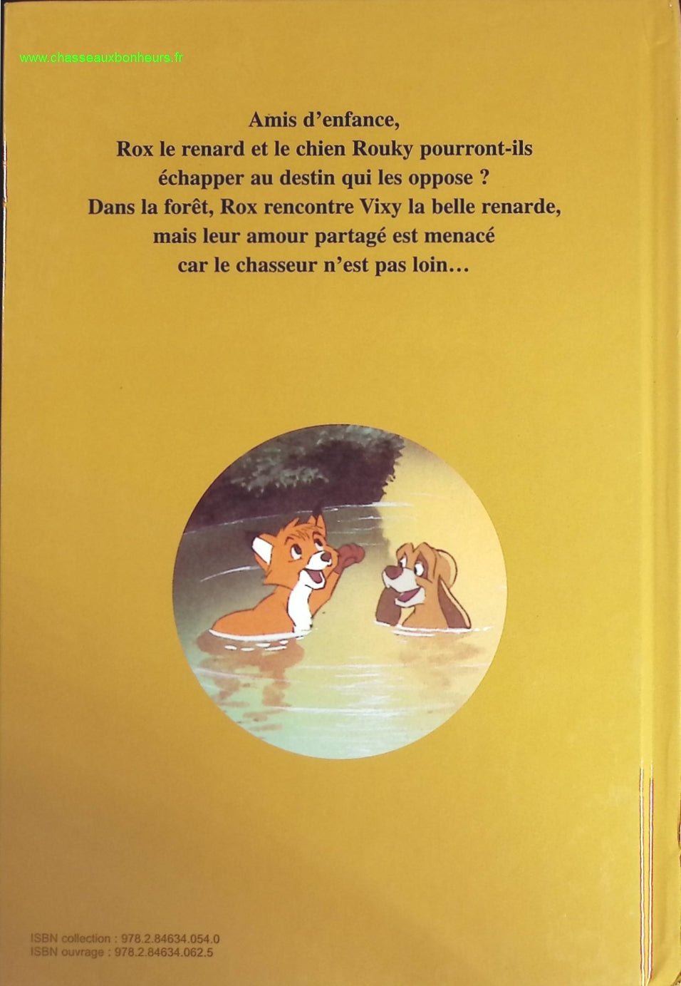 Rox et Rouky - Disney - livre