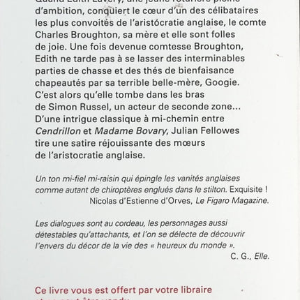 Snobs - Julian Fellowes - livre