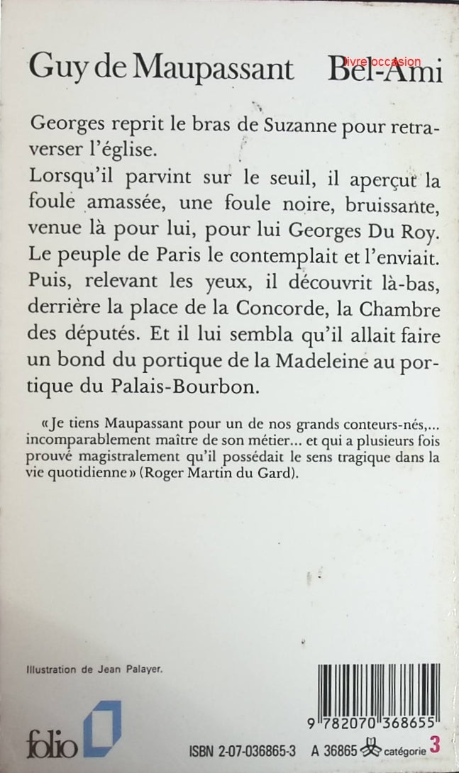 Bel Ami - Guy de Maupassant - livre