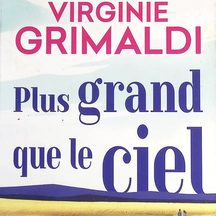 Plus grand que le ciel - Virginie Grimaldi - livre